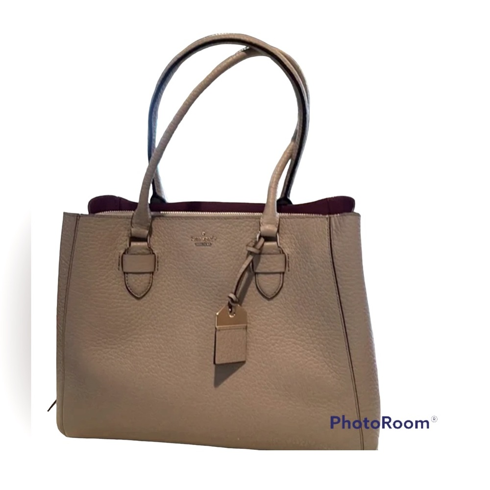Kate Spade ♠️ Gray Leather Bag